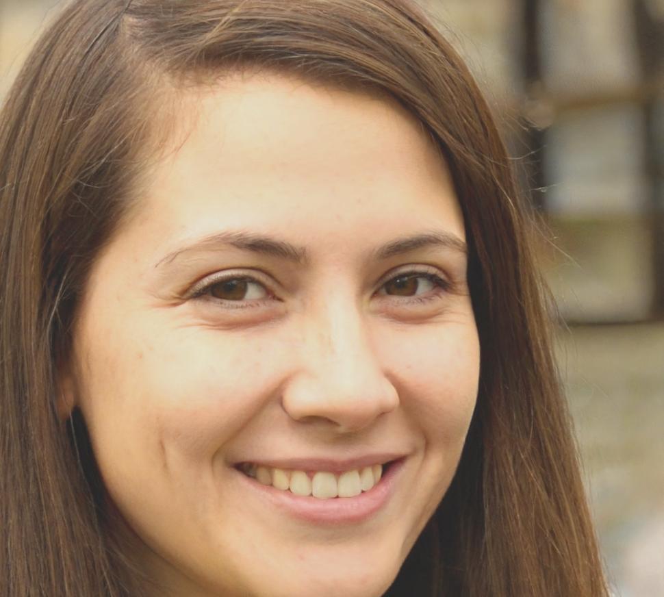 Estudiante internacional exitosa